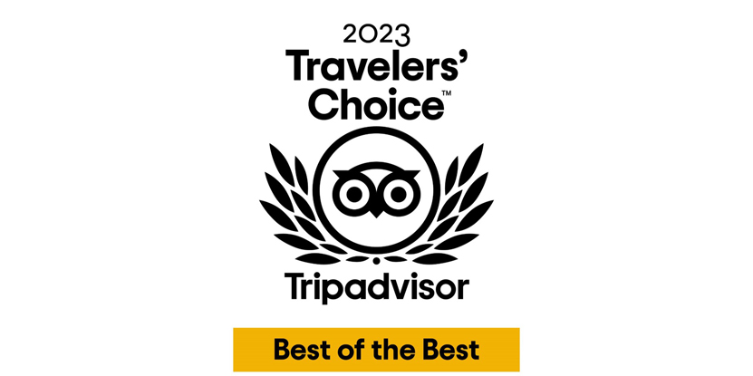 TripAdvisor Travellers' Choice 2023